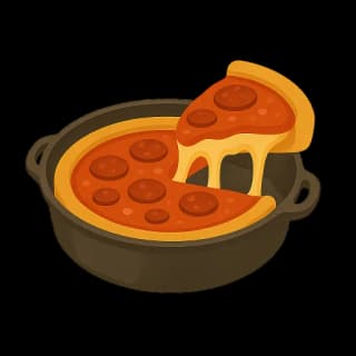 Deep Dish Pizza cuisine